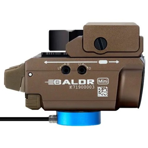 Фонарь с ЛЦУ Olight Baldr Mini Green Laser Desert Tan