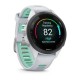 Смарт-часы Garmin Forerunner 265s с черным безелем, белым корпусом и бело-неотропик силиконовым ремешком