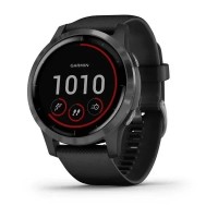 Смарт-годинник Garmin vivoactive 4 чорний із грифельним безелем