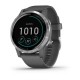 Смарт-годинник Garmin vivoactive 4 сірий зі сріблястим безелем