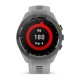 Смарт-годинник Garmin Approach S70 (42 мм) з чорним керамічним безелем та сірим ремінцем
