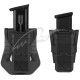 Паучер FAB Defense QL-9 для магазинів Glock з прискорювачем заряджання. Колір чорний