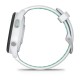 Смарт-часы Garmin Forerunner 265s с черным безелем, белым корпусом и бело-неотропик силиконовым ремешком