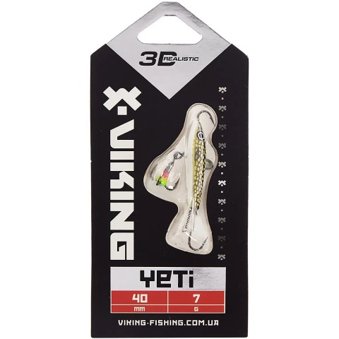 Балансир Viking Fishing Yeti Ice Jig 40mm 7.0g #13 Just Pike