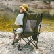 Крісло-шезлонг складане Naturehike CNK2550JJ023 Nightfall T05, сталь, хакі