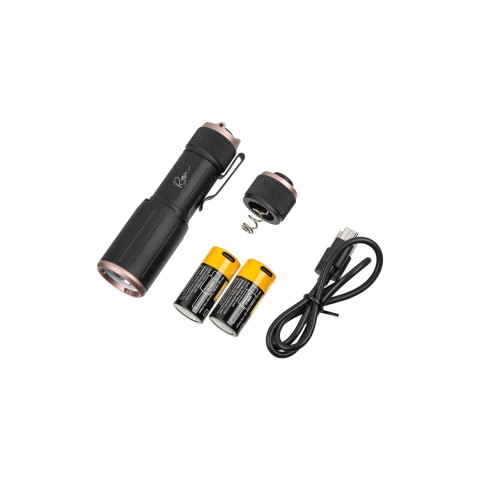 Фонарь Sig Optics FOXTROT-EDC, COMPACT, RECHARGEABLE, HANDHELD FLASHLIGHT, WHITE LIGHT, ROSE EDITION