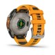 Смарт-годинник Garmin fenix 8 AMOLED (47 мм) Sapphire титан помаранчевий/графіт