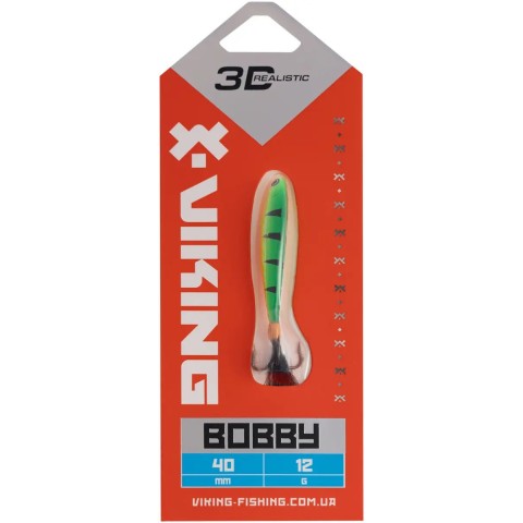 Бокоплав Viking Fishing Bobby 40mm 12.0g #04 Fire Perch
