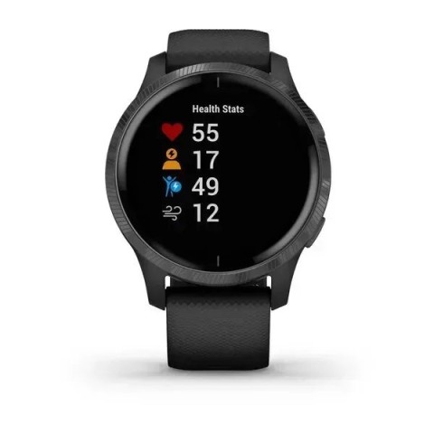 Смарт-часы Garmin Venu черные с серым безелем