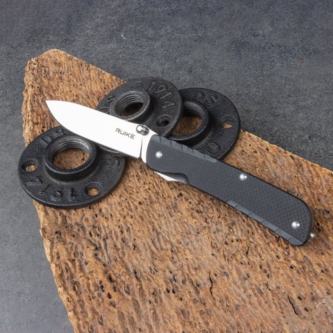 Багатофункціональний ніж Ruike Trekker LD32-B, (8.5 см) 12C27 / G10 чорний, 11 інстр.