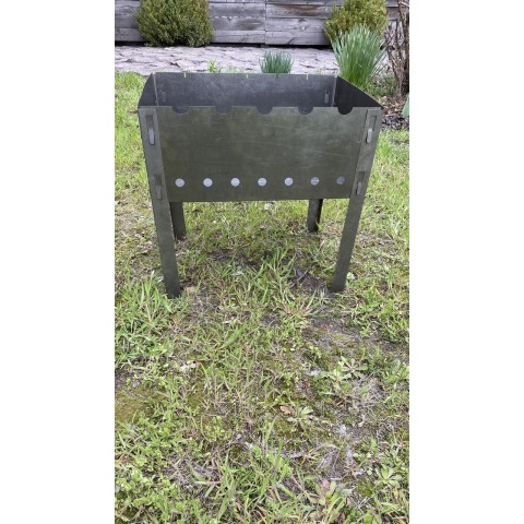 Разборной Мангал Турист походный на 5 шампуров 0.5мм 1.5кг