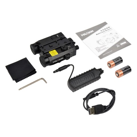 Тактичний блок HOLOSUN LS420-RD (LS420R) Red & IR / White & IR illuminator