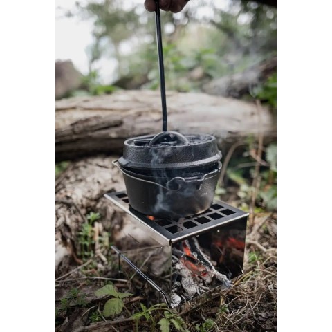 Казан Petromax Dutch Oven чугунный плоское дно 0,9 л