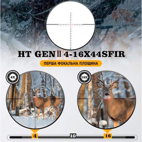 Приціл Discovery Optics HT-GEN2 4-16X44SFIR 30mm підсвічування (230701-2)