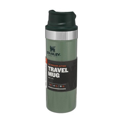 Термочашка Stanley Classic Trigger-action Hammertone Green 0.47 л