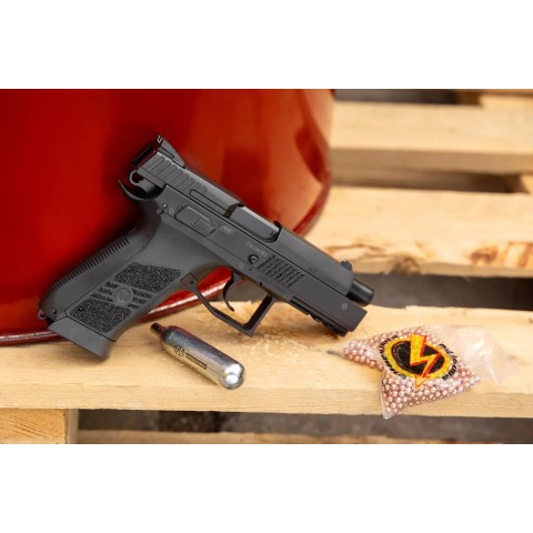 Пістолет пневматичний ASG CZ 75 P-07 Duty Blowback. CO2. BB кал. 4.5 мм