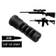 Дульне гальмо-компенсатор AFTactical M242, .308, 5/8x24 UNEF, AR10, Болтовик .308