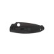 Ніж Spyderco Resilience Black Blade FRN, полусеррейтор