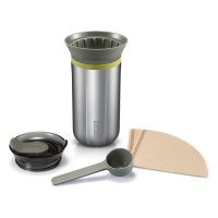 Портативна еспресо-кавоварка Wacaco Picopresso, механічна, для меленої кави