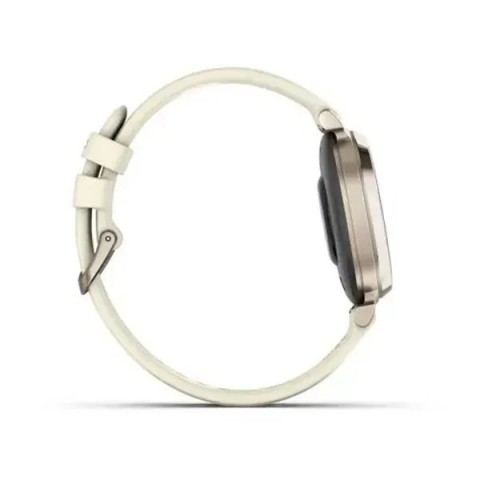 Смарт-годинник Garmin Lily 2 кремово-золотистий із кокосовим силіконовим ремінцем