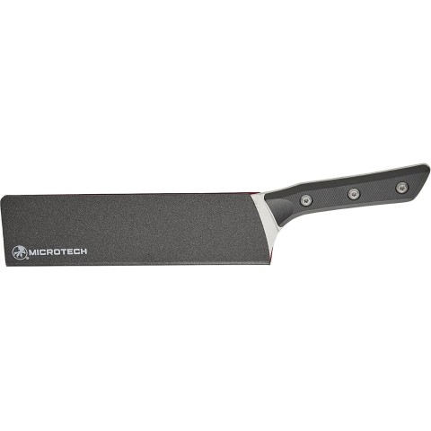 Нож кухонный Microtech Chef Knife Stonewash G-10 Black