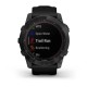 Смарт-часы Garmin fenix 7X Sapphire Solar черные титановые DLC с черным ремешком