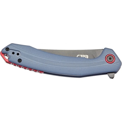 Нож CJRB Gobi Black Blade, AR-RPM9 Steel, ц:blue