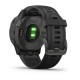 Смарт-часы Garmin fenix 6S Pro Sapphire серые DLC с черным ремешком