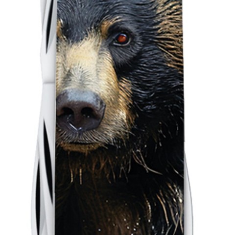 Ніж Victorinox Fieldmaster Animal 91мм,15функ ,Чорний ведмідь