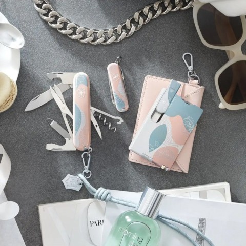 Ніж Victorinox Classic SD Paris Style  58мм,1сл,7функ,рож