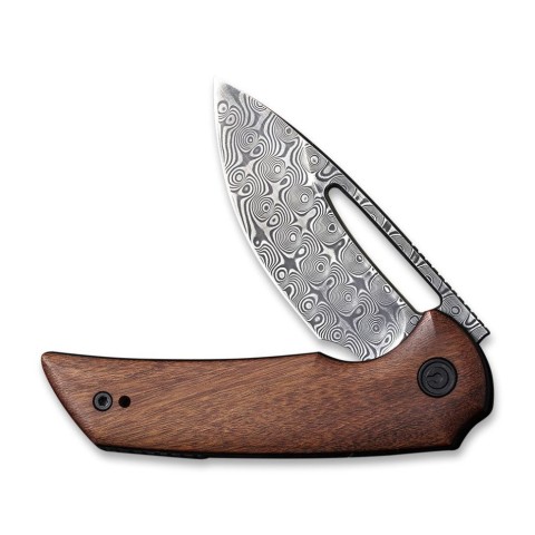 Ніж складаний кишеньковий Civivi Odium, (6.7 см) Damascus / Guibourtia Wood