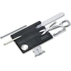 Ніж Victorinox Swisscard Nailcare 82х54х4мм,12функ,чорн.прозор
