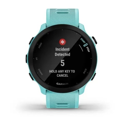 Смарт-годинник Garmin Forerunner 55 з бірюзовим ремінцем
