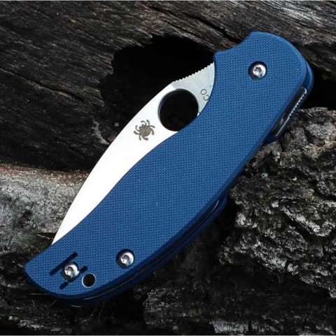 Ніж Spyderco Sage 5, CPM SPY27, G-10 blue