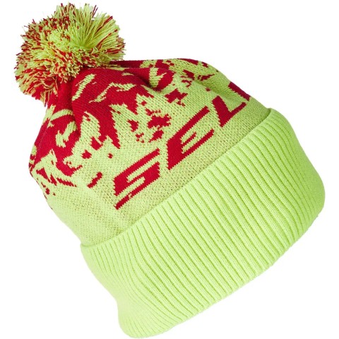 Шапка Select Pompon Hat 56 Yellow Red