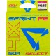 Шнур Select Sprint PE 4X Pink 150m #0.15/0.04mm 5lb/2.3kg