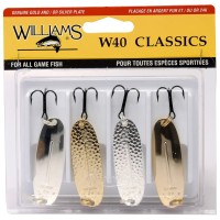 Набор блесен Williams Wabler W40 Original Classics 4-Pack