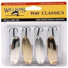 Набор блесен Williams Wabler W40 Original Classics 4-Pack
