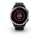 Смарт-часы Garmin Approach S44 с серебристым алюминиевым безелем и черным ремешком + датчики для гольфа Approach CT1