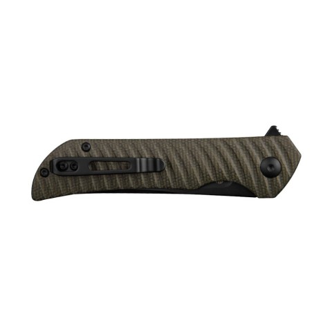 Ніж складаний туристичний Ruike P122-MB, (9.2 см) 14C28N / мікарта коричневий