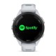 Смарт-часы Garmin Forerunner 265s с черным безелем, белым корпусом и бело-неотропик силиконовым ремешком