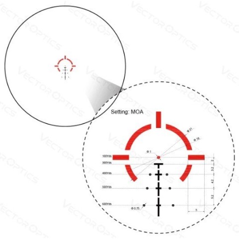 Прицел призматический Vector Optics Paragon 4x24 Micro