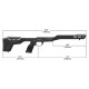 Ложа MDT HNT-26 для Remington 700 SA Black