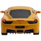 Машинка Rastar Ferrari 458 Italia 1:24 Желтый