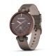 Смарт-часы Garmin Lily Classic с темно-бронзовым безелем, корпусом Paloma и итальянским кожаным ремешком