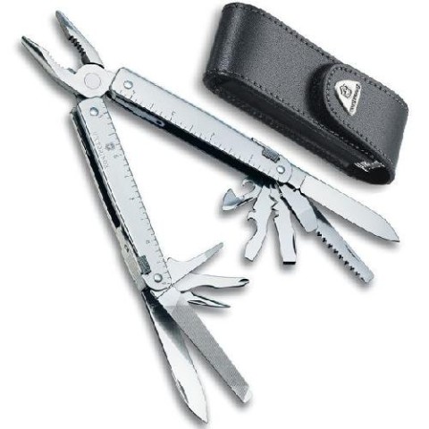 Мультитул Victorinox Swisstool 115мм,28функ+чорн.шкір.чохол