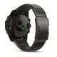 Смарт-годинник Garmin fenix 5X Plus Sapphire сірий титановий DLC з титановим ремінцем