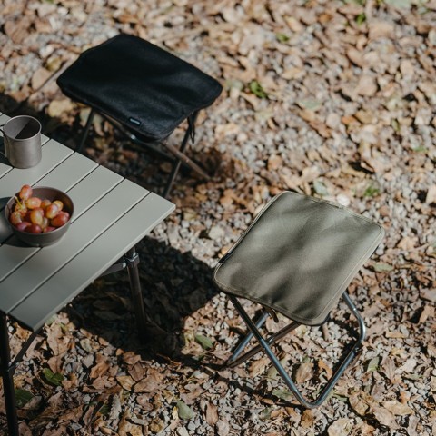 Стілець складаний Naturehike CNK2550JJ011, алюміній, оливковий