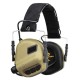 Тактические шумоподавляющие наушники EARMOR M31 COY + крепеж на каску с рейками ARC (FAST, TOR-D, ACH, MICH)