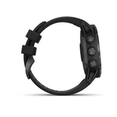 Смарт-часы Garmin Fenix ​​5X Plus Sapphire черные с черным ремешком